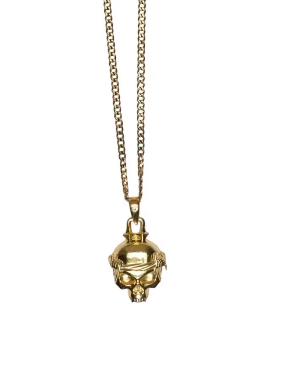 G59 Suicideboys Gold Skull Logo Chain/Pendant 18” Necklace Brand New Very Rare
